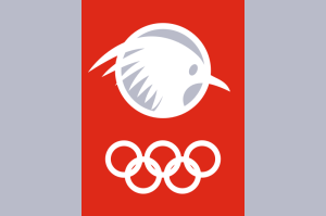 Le drapeau de la Nouvelle-Calédonie pour les Jeux du Pacifique - Source : Wikicommons